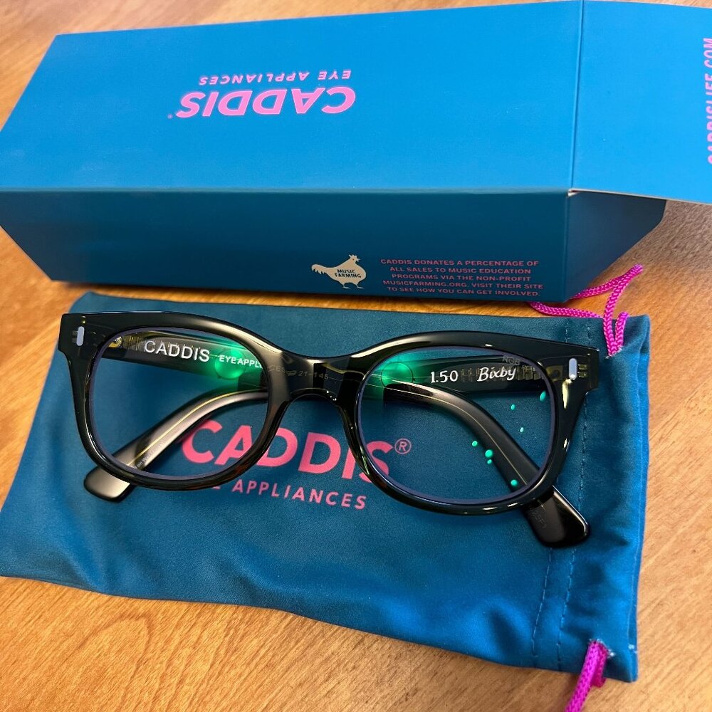 Caddis Bixby Readers - Heritage Green - Reading Glasses 1.50 - NIB